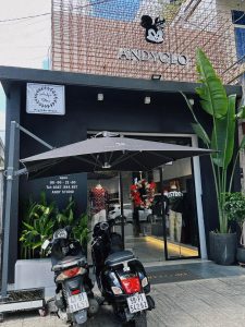 Thay áo bạt dù lệch tâm che nắng mưa