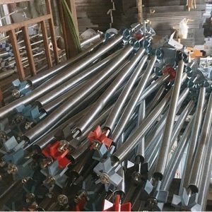 Lò xo bạt tự cuốn, Lò xo bạt cuốn mái rủ