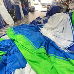 Vải dù Polyester 210D ứng dụng làm dù sự kiện