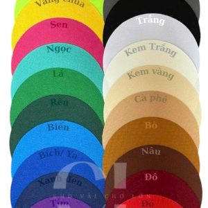Mã màu vải dù Polyester 900D chống thấm nước