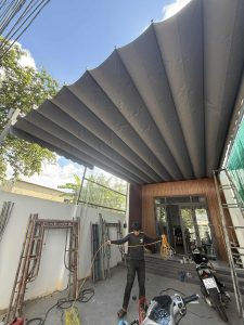 Mái xếp di động ở Cần Giờ Mái xếp di động ở Cần Giờ