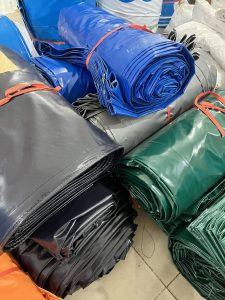 May viền đóng khoen bạt che nắng theo yêu cầu