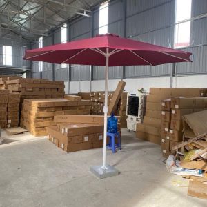 Dù đứng tâm tròn 3m màu đỏ