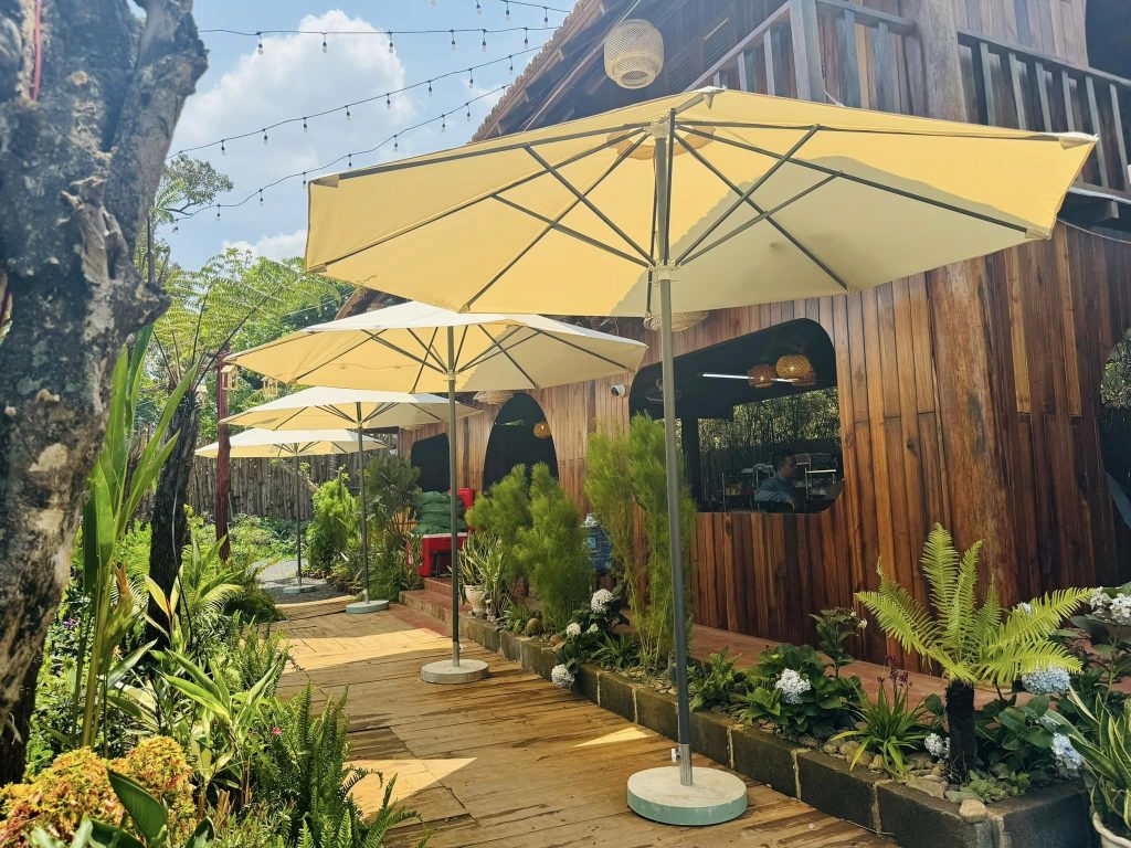 Thay bạt áo dù đúng tâm tròn 3m ở Huế