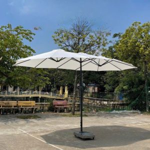 Dù đứng tâm 3 mái (3 đỉnh) che nắng mưa ngoài trời