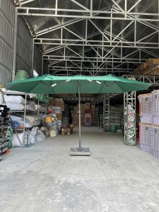 Dù đứng tâm 3 mái (3 đỉnh) giá xưởng