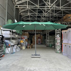Dù đứng tâm 3 mái (3 đỉnh) giá xưởng
