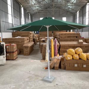 Dù đứng tâm tròn 3m màu xanh