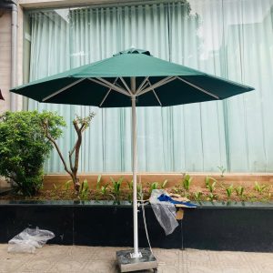 Dù đứng tâm tròn 3m màu xanh che nắng mưa ngoài trời