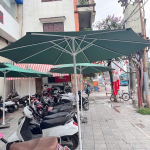 Dù đứng tâm tròn 3m màu xanh