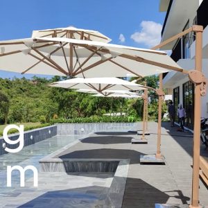 Cấu tạo của dù lệch tâm tròn 3m xoay 360 độ
