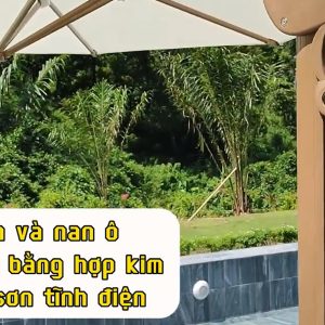 Cấu tạo của dù lệch tâm tròn 3m xoay 360 độ