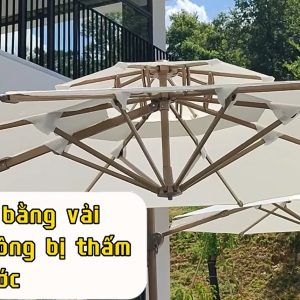 Cấu tạo của dù lệch tâm tròn 3m xoay 360 độ