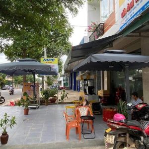 Thay bạt áo dù lệch tâm vuông 3.5m ở Nghệ An