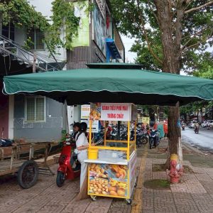 Thay bạt áo dù lệch tâm vuông 3.5m ở Quảng Nam