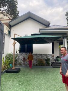 Dù che nắng lệch tâm vuông 3m ở Tuyên Quang Dù che nắng lệch tâm vuông 3m ở Tuyên Quang