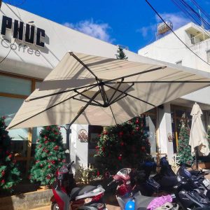 Thay bạt áo dù quán cafe ở Quảng Ngãi