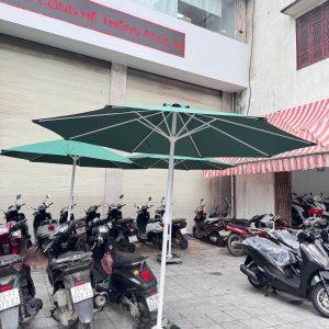 Dù đứng tâm tròn 3m tay quay che nắng mưa ngoài trời